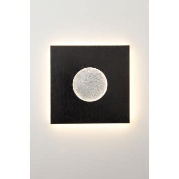 Holl Nder Luna Rund Gro Applique Led Marrone Oro Nero K