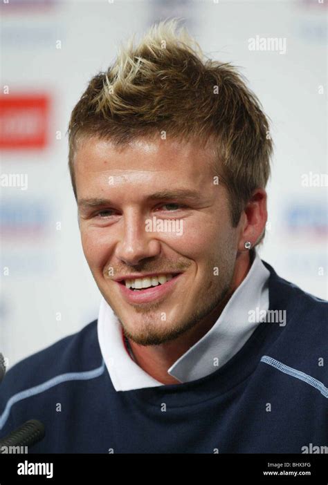 David Beckham June 2002 England Player At New Press Conference The Day