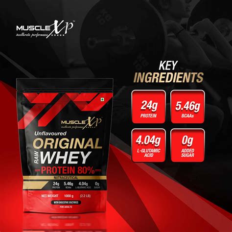 Buy Musclexp Raw Whey Protein Concentrate Powder With Digestive