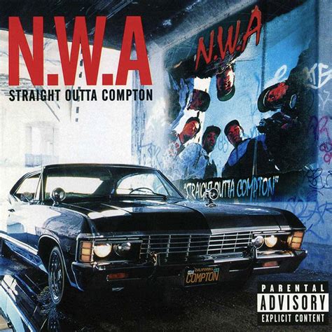 Nwa Straight Outta Compton Music Cover Album Canvas Etsy