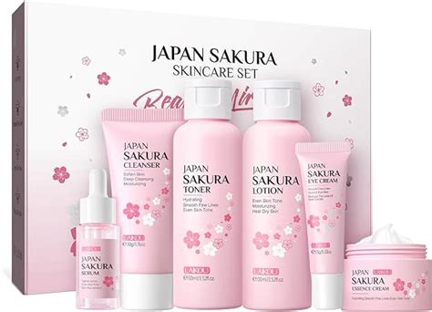 LAIKOU Skincare Set JAPAN Sakura Skin Care Sets Kits Cleanser