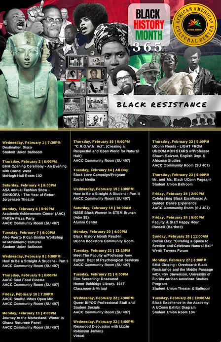 Black History Month Events 2023 | Diversity, Equity, Inclusion, and Justice @UConn