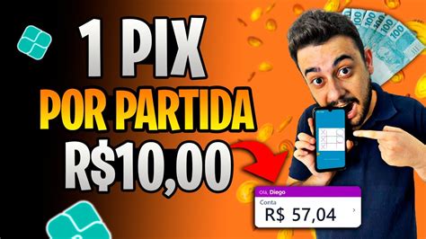 Ganhe 1 Pix A Cada Partida Jogada Nesse Novo App De Jogo Que Ganha Dinheiro De Verdade No Pix