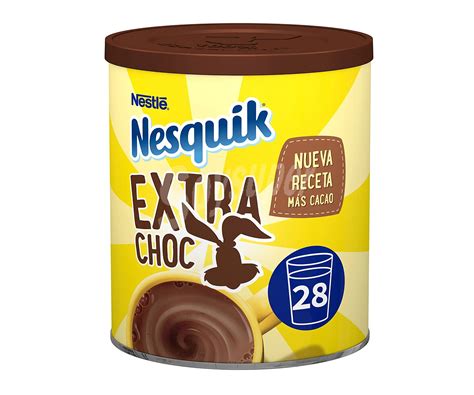 Nestlé Cacao soluble instantáneo extra chocolate Nestlé Nesquik sin