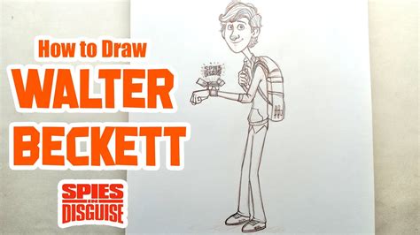 How To Draw Walter Beckett Spies In Disguise Character Drawing