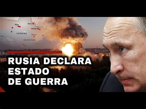 ALERTA MÁXIMA El Kremlin INFORMA Rusia se DECLARA en Estado de