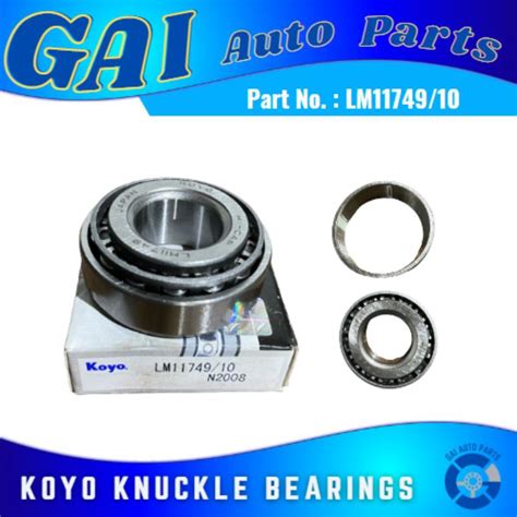 KOYO Knuckle Bearings Japan Quality LM11749 10 Shopee Philippines