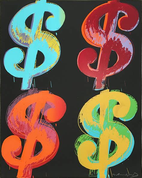 Andy Warhol | Dollar Sign $ | quad | 282 | 1982 | Hamilton-Selway