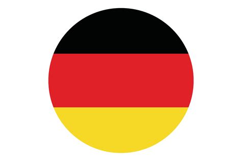 Circle Flag Vector Of Germany 11074206 Vector Art At Vecteezy