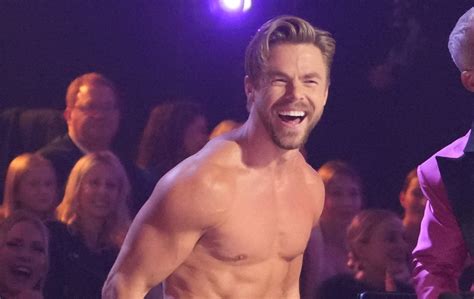 Derek Hough Ripped Off His Shirt On Dwts Live Show After So Many Guys