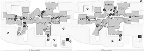 Clackamas Town Center Map | Color 2018