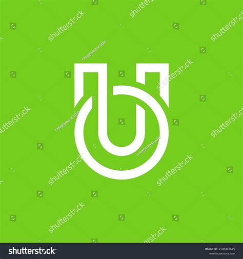 Uo Ou Logo Letter U O Stock Vector Royalty Free 2108441615 Shutterstock