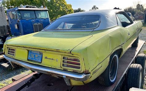 Plymouth Barracuda Rear Barn Finds