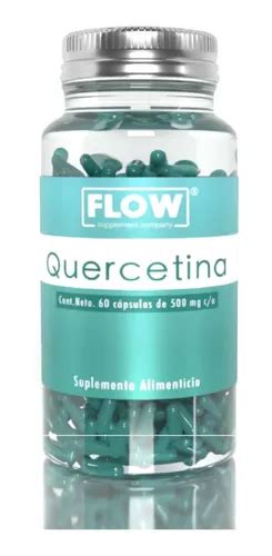 Quercitina C Psulas Flow Flavonoide Antioxidante Sabor Sin Sabor