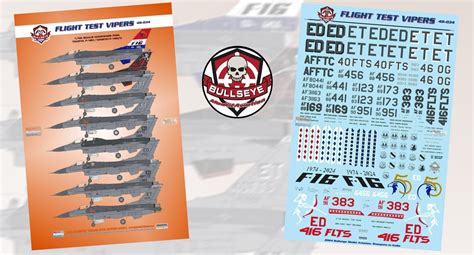 Decals Flight Test Vipers Released AeroScale AeroScale