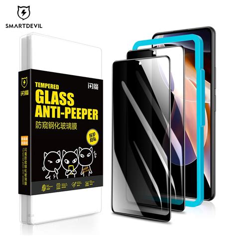 SmartDevil Privacy Anti Spy Tempered Glass For Redmi K50 K50 Pro K50