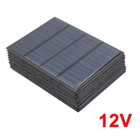 Mini Painel Placa Energia Solar 12v 1 8w 150ma Shopee Brasil