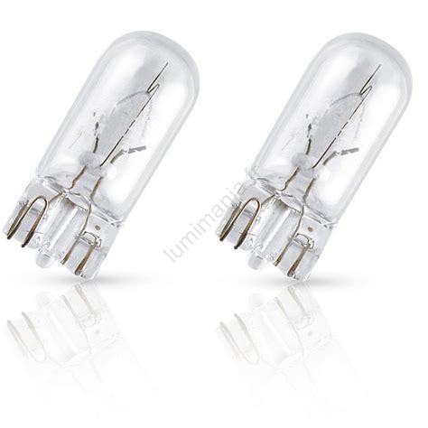 SET 2x Ampoule Pour Voiture Philips VISION PLUS WB T10 W2 1x9 5D 6W 12V