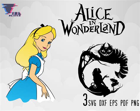 Alice In Wonderland Svg Alice In Wonderland Layered Svg Etsy