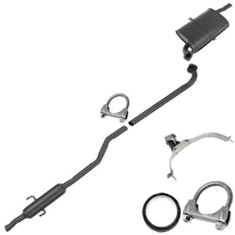 Muffler Resonator Pipe Exhaust System Kit Fits Toyota