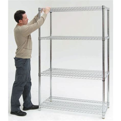 HDX 5 Tier Commercial Grade Heavy Duty Steel Wire Shelving