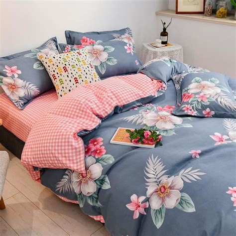 Pi Ces Sets De Housse De Couette X Cm Drap De Lit Taies D