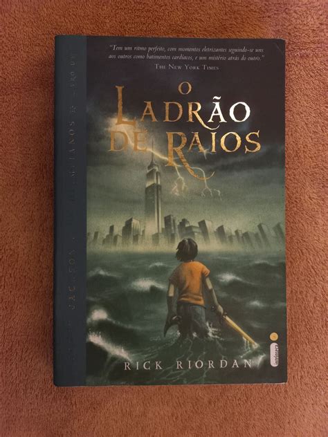 Livro O Ladr O De Raios Capa Nova S Rie Percy Jackson E Os