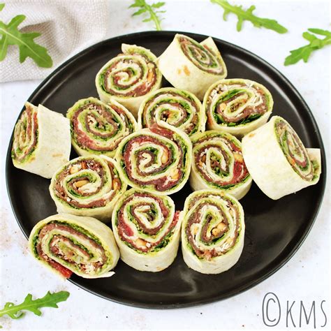 Carpaccio Wrap Rolletjes Met Verse Pesto