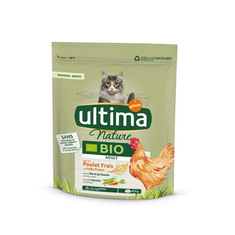 Ultima Nature Croquettes Au Poulet Frais Avec Riz Et L Gumes Bio Pour