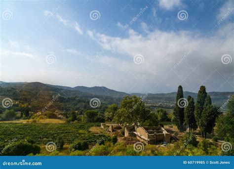 Provence Countryside stock image. Image of provence, villa - 60719985