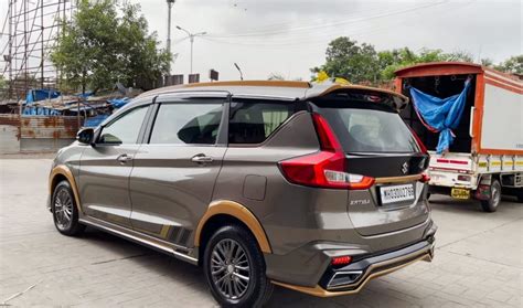 Modified Maruti Ertiga Looks FAB With Sporty Body Kit Premium Interior