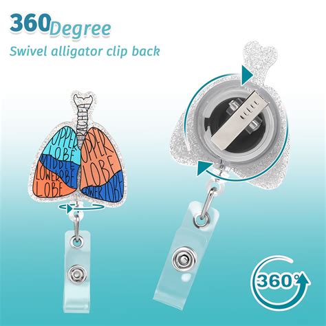 Snapklik Dimeho Cardiac Badge Holder Heart Retractable Reel Id