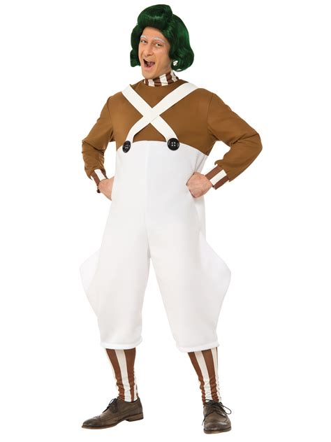 Mens Deluxe Oompa Loompa Costume