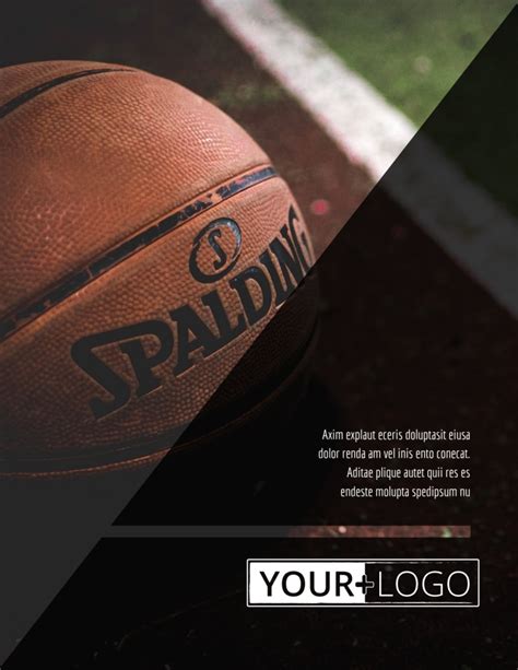 Basketball Camp Brochure Template Toptemplatemyid