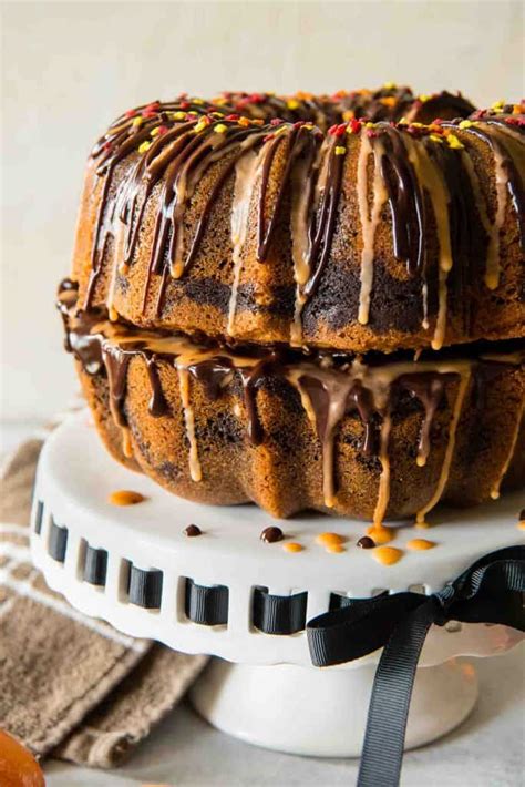 Chocolate Orange Marble Bundt Pumpkin Bundtbakers The Crumby Kitchen