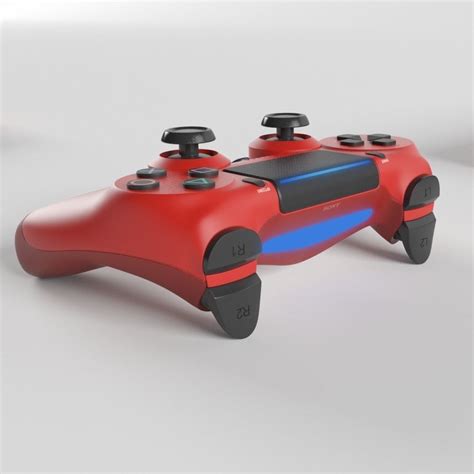 Sony Playstation Dualshock Controller Magma Red Edition D Model