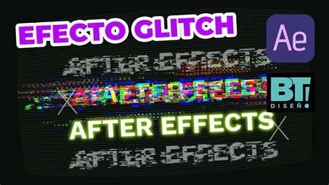 Cómo hacer efecto GLITCH muy facil Tutorial After Effects YouTube