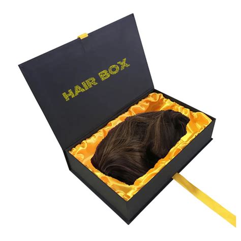 Custom Logo Wig Hair Packaging Boxes For Hair Extensions - Buy Boxes For Hair Extensions,Custom ...