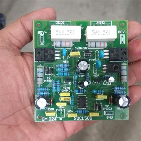 Jual Driver Power Ampli Super Ocl Socl Pcb Fiber Shopee Indonesia