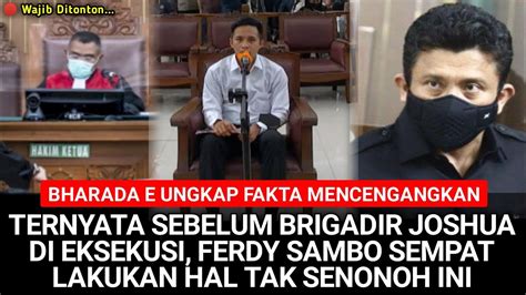 Sebelum Brigadir J Di Habisi Ternyata Ferdy Sambo Sempat Lakukan Hal