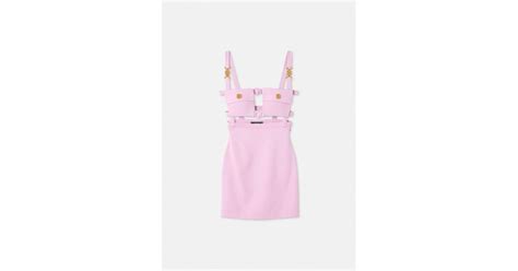 Versace Medusa 95 Cutout Mini Dress In Pink Lyst