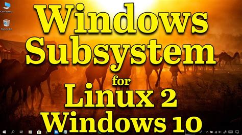 How To Install Windows Subsystem For Linux On Windows Youtube