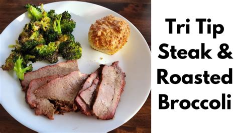 Tri Tip Steak With Roasted Broccoli Easy Keto Dinner Youtube