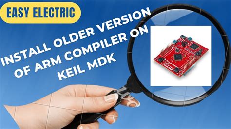 Install Older Version Of Arm Compiler On Keil Mdk Youtube