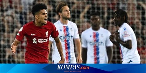 Hasil Liverpool Vs Crystal Palace Darwin Nunez Kartu Merah Luis Diaz