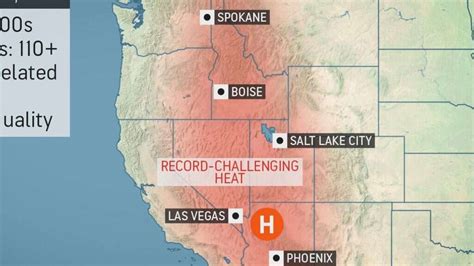 Record Challenging Triple Digit Heat Sears Portions Of Pacific Northwest