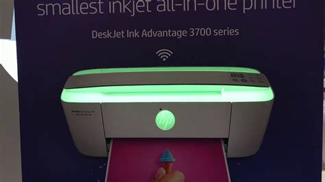 Hp Deskjet Ink Advantage 3775 All In One Printer Youtube