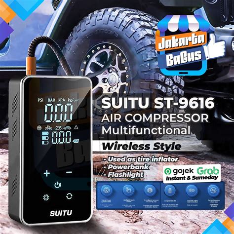 Jual Elektrik Pompa Angin Suitu St Digital Touchscreen Air Pump