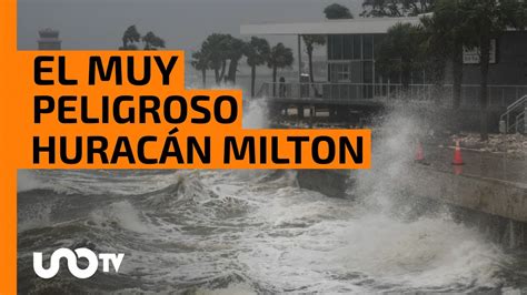 El Muy Peligroso Hurac N Milton Toca Tierra En Florida Youtube