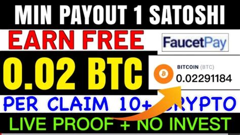 New High Paying Faucet Unlimited Btc Claim No Timer 0 02 Btc Daily